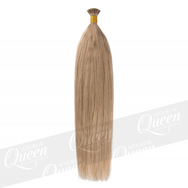 (16) Naturalny ciemny blond pasemka włosy proste REMY HAIR 50-53 cm pod ringi