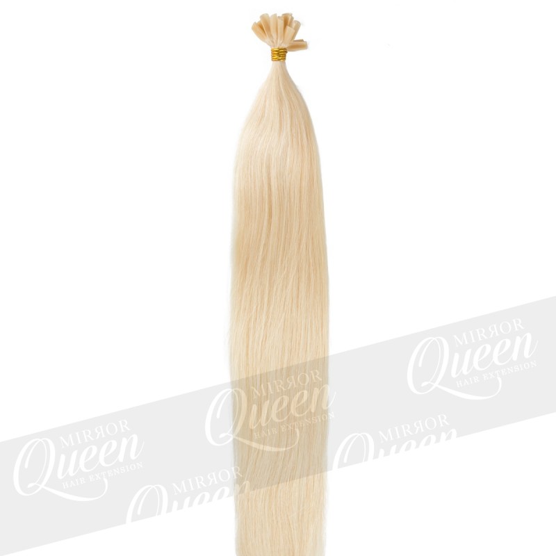 (60) Platynowy blond włosy proste REMY HAIR 50-55 cm pod keratynę