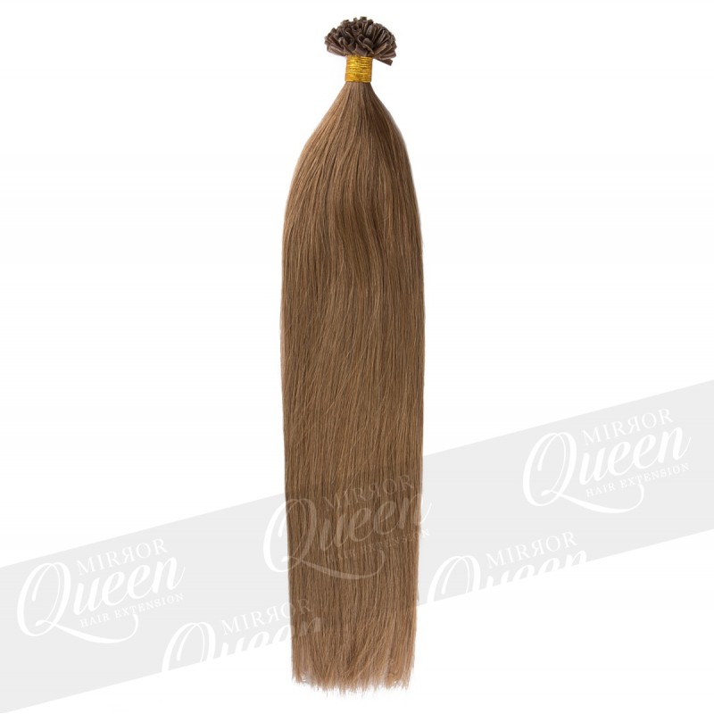 (6) Brąz włosy proste REMY HAIR 50-53 cm pod keratynę